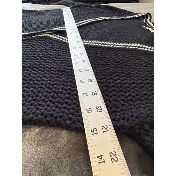 American Eagle Outfitters Women's Preppy Knit Button-Up Cardigan Sweater S Black - Picture 7 of 8